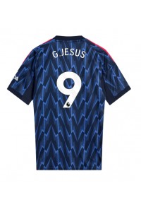 Arsenal Gabriel Jesus #9 Jalkapallovaatteet Vieraspaita 2025-26 Lyhythihainen